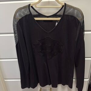 Legendary Bruce Rossmeyer’s Harley-Davidson mesh long sleeved tee